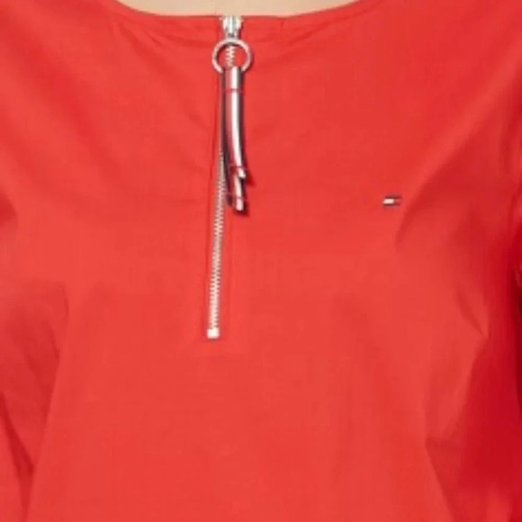TOMMY HILFIGER Blouse Top with Front Zipper Size XL - Picture 7 of 8